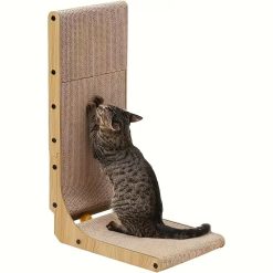 L-Shaped Cat Scratching Board